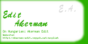 edit akerman business card